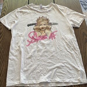 Stassi Schroeder Women’s Sz Medium Tshirt‎ collar and waist of shirt has flaws